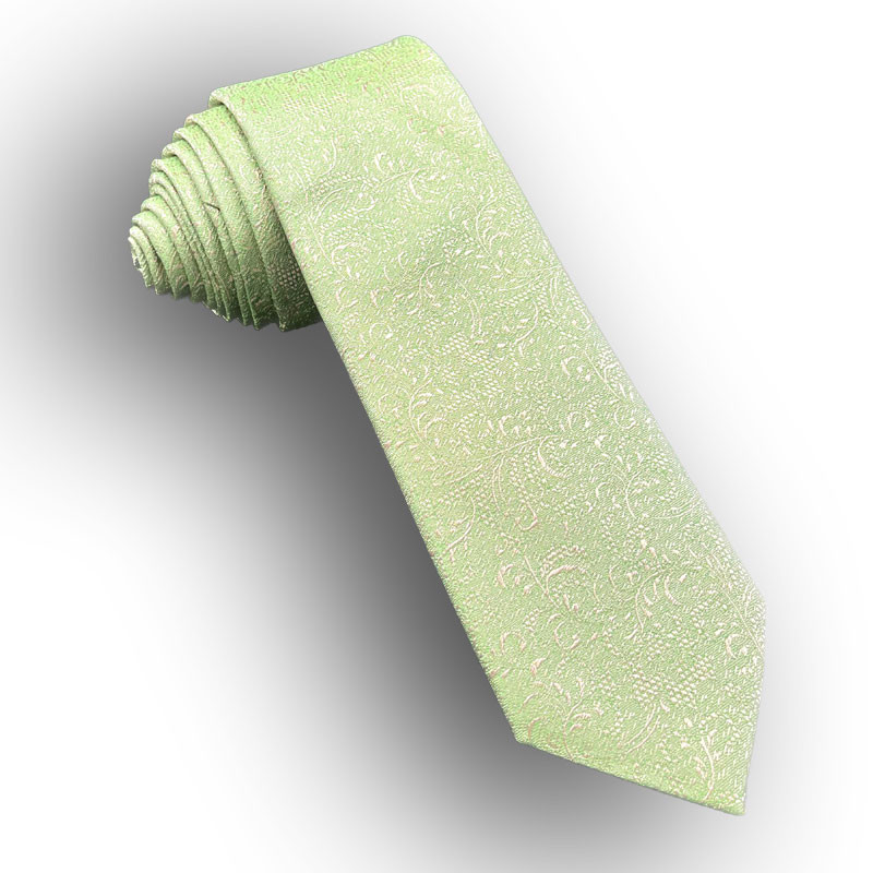 Krawatte mintgrün aus Seide