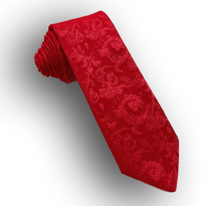 Krawatte rot aus Seide