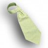 Woven silk ascot - mint green