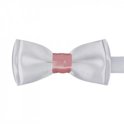 Lower part: white | Top part: white | Knot: rose ivory